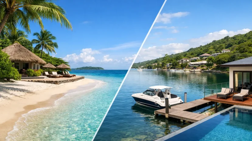 Beachfront vs Waterfront Property in Vanuatu
