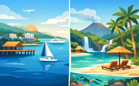 Port Vila versus Espiritu Santo for Island Living